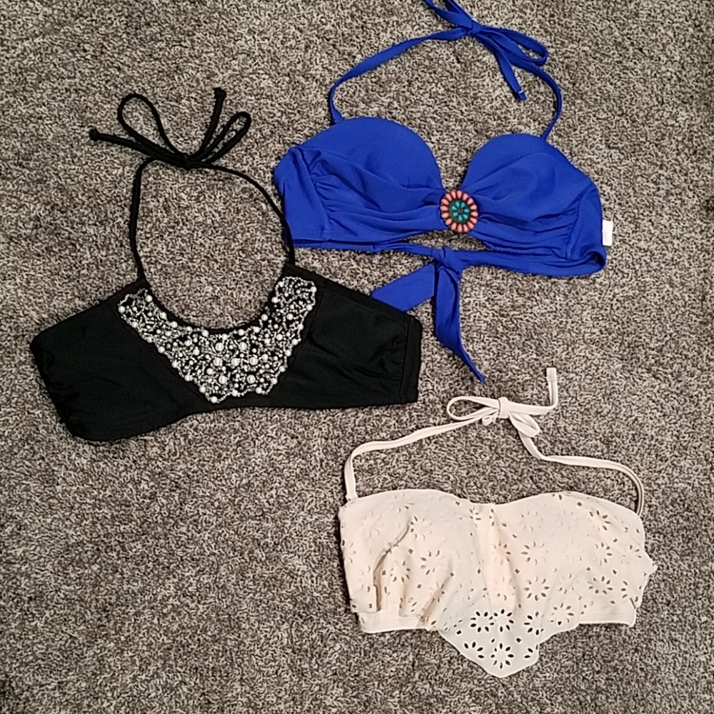 Lot of 3 Xhileration swim tops